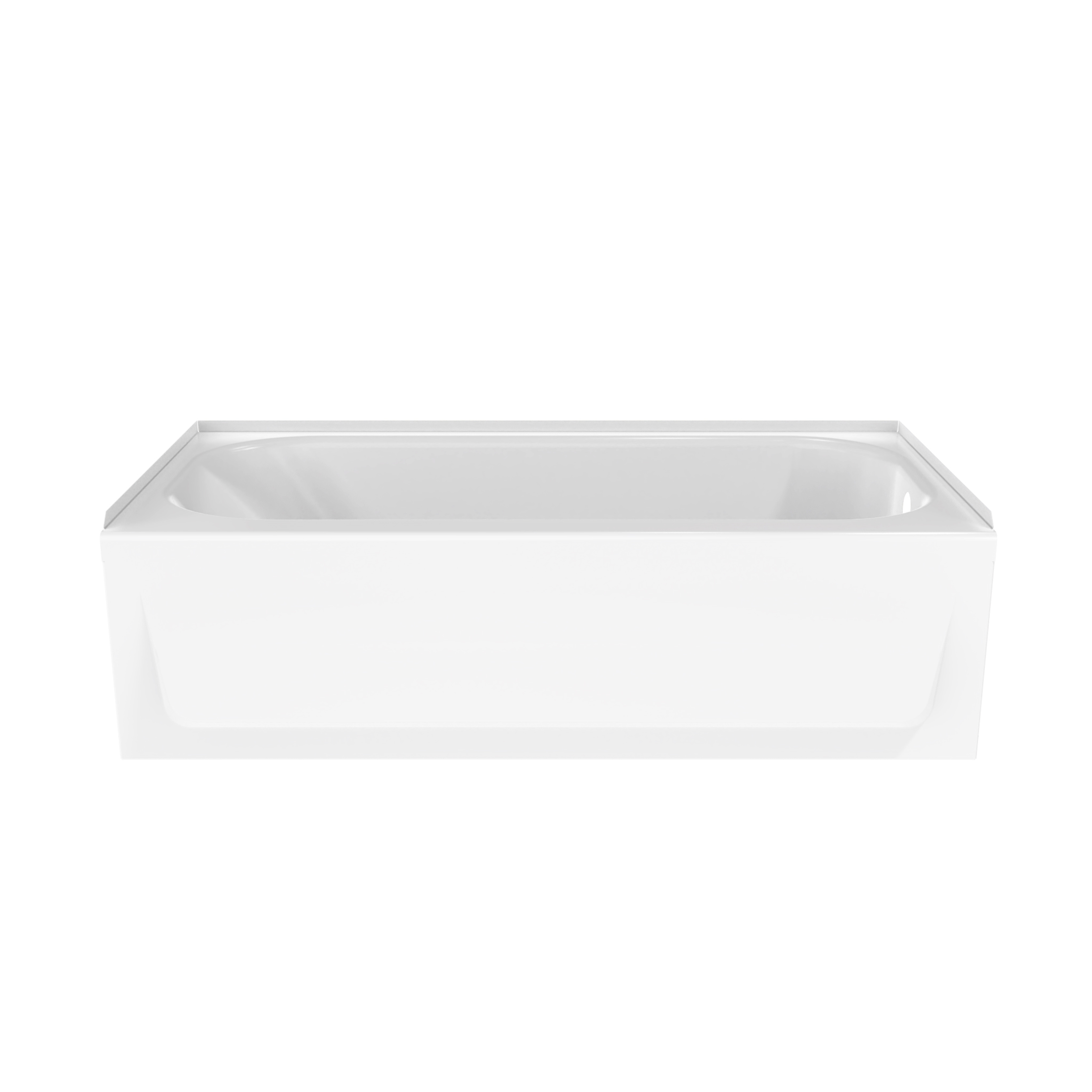 Maui Plus 6032 Right Drain Alcove Bathtub in White view 7