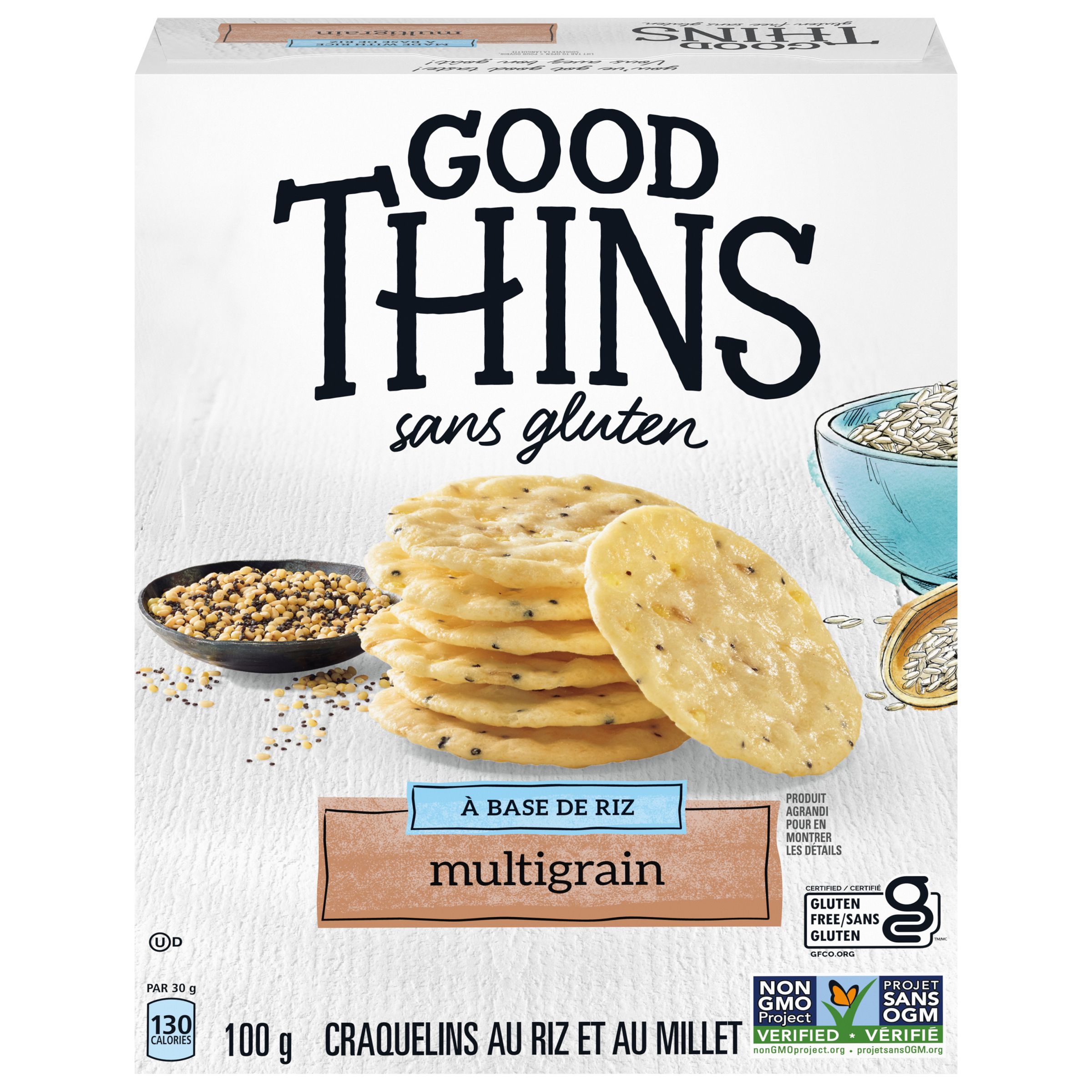 Good Thins Rice Multigrain Crackers 100 G-1