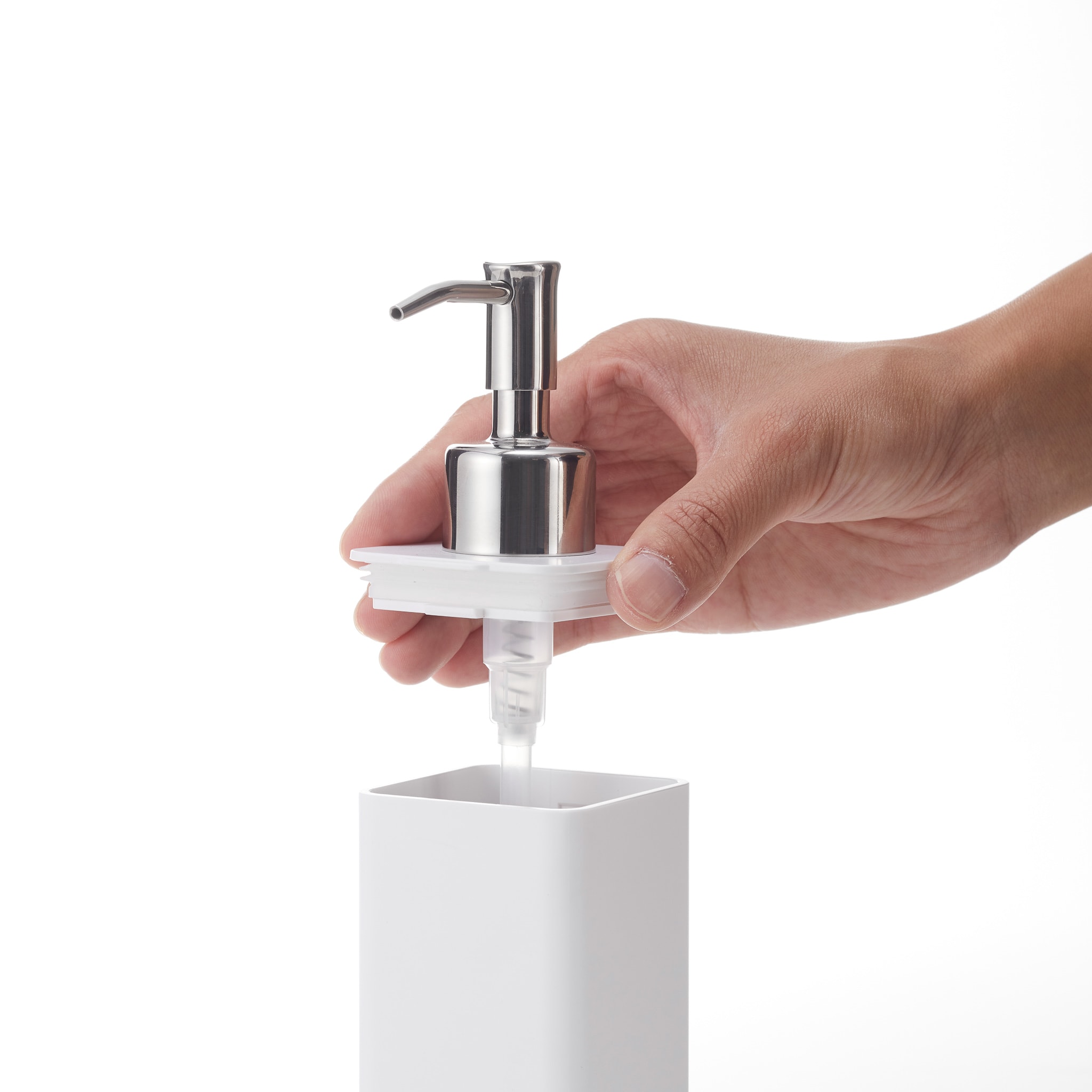 Film Hook Soap Dispenser : Simple Refilling