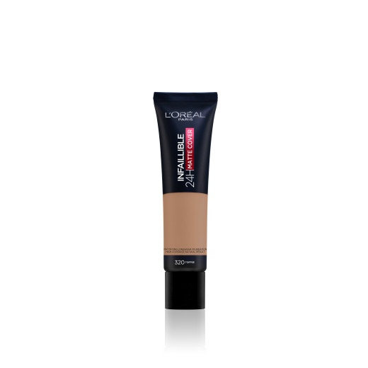 l'oréal paris infaillible 24h matte cover yüksek kapatıcı fondöten - 320 toffee