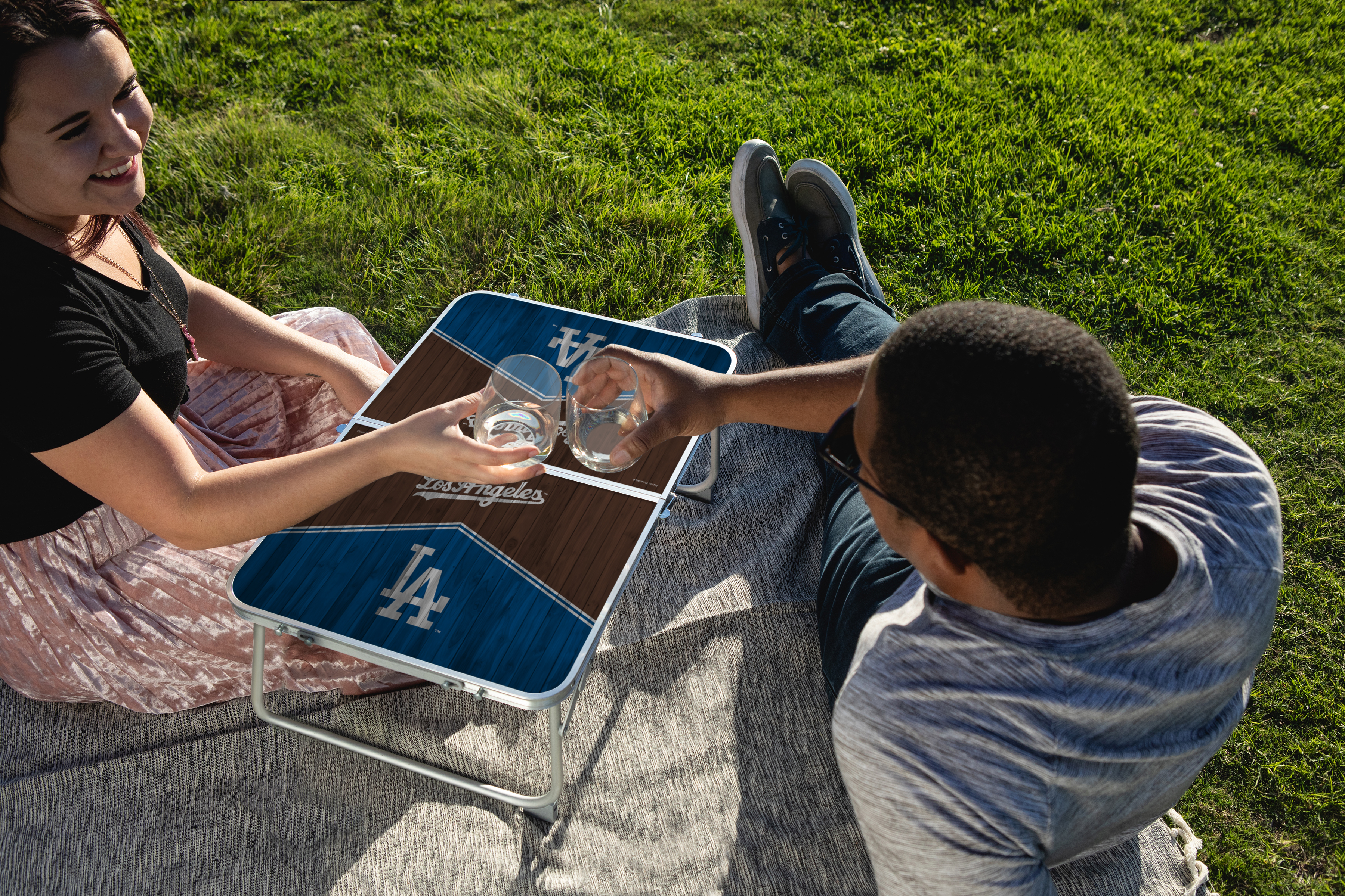 Los Angeles Dodgers - Concert Table Mini Portable Table