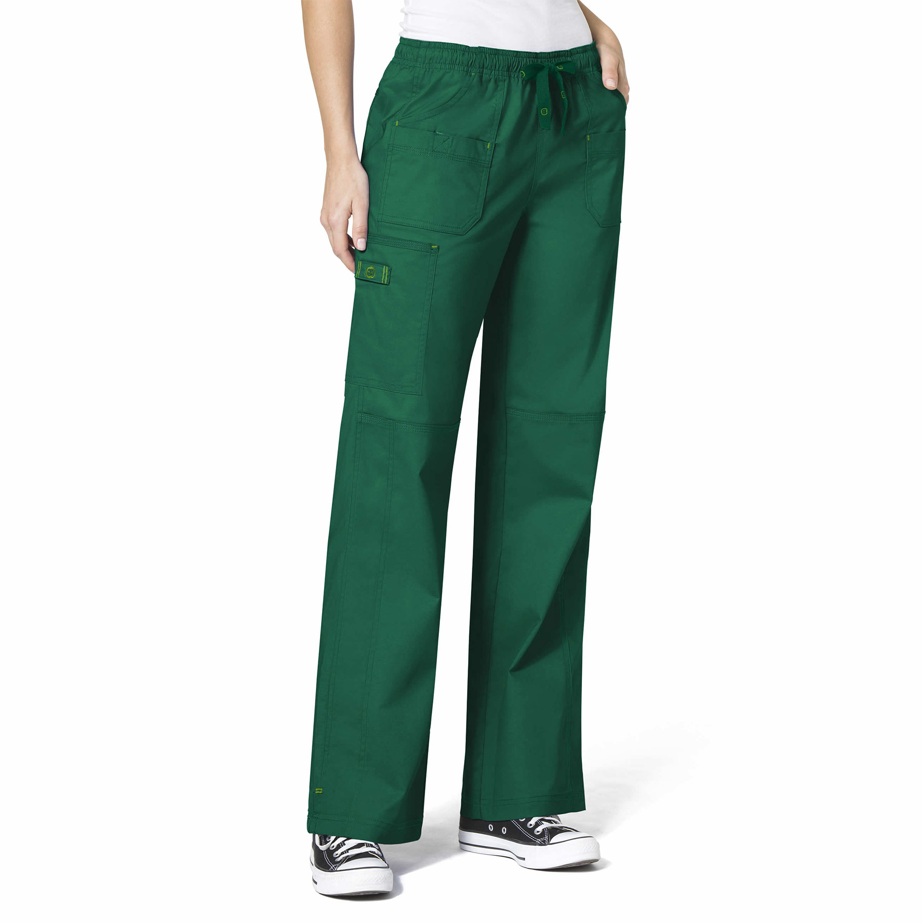 WonderFLEX Women&#39;s Faith Multi&#45;Pocket Cargo Scrub Pant-Wonder Wink