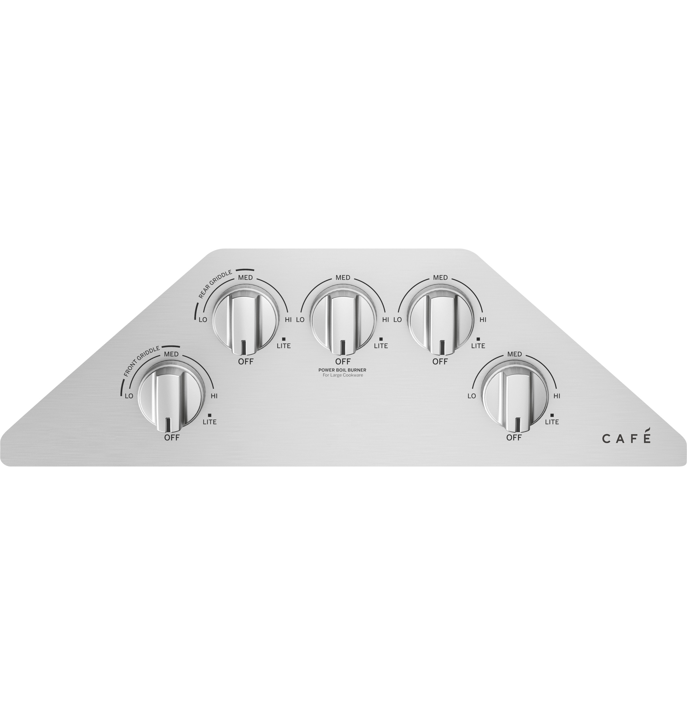 30" Width — Gas Cktp — 5 Burners — 18,000 BTU Power Boil Burner — Cast Iron Griddle Incl — ADA Compliant — Not Connectable view 2