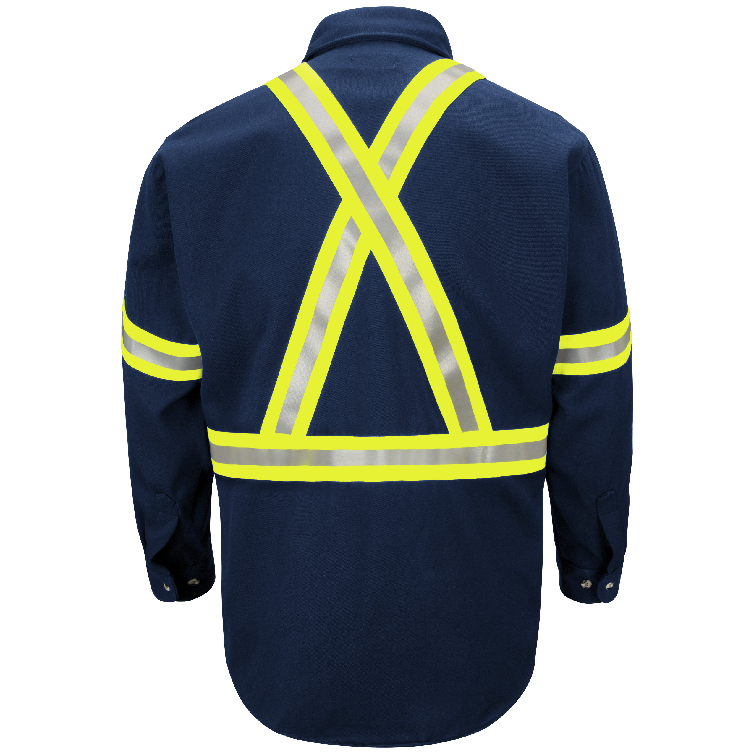 Picture of Bulwark® SLUC Men's Midweight FR Enhanced Visibility Uniform Shirt with Reflective Trim