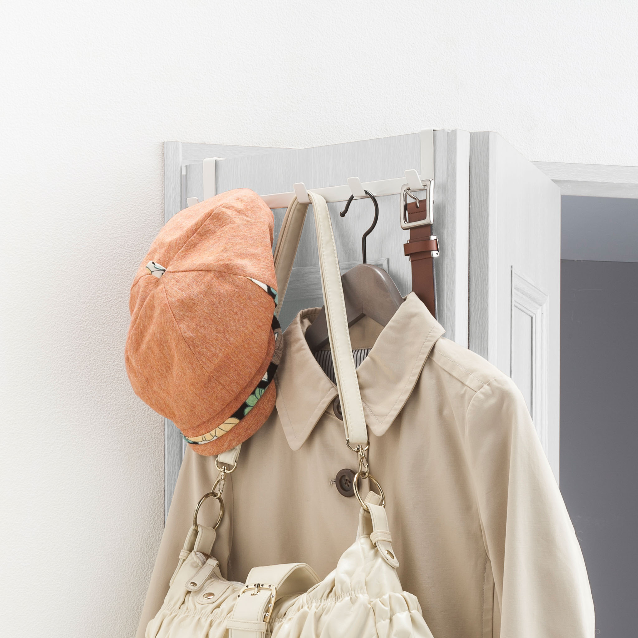 Over-The-Door Hooks : Space-Saving Design