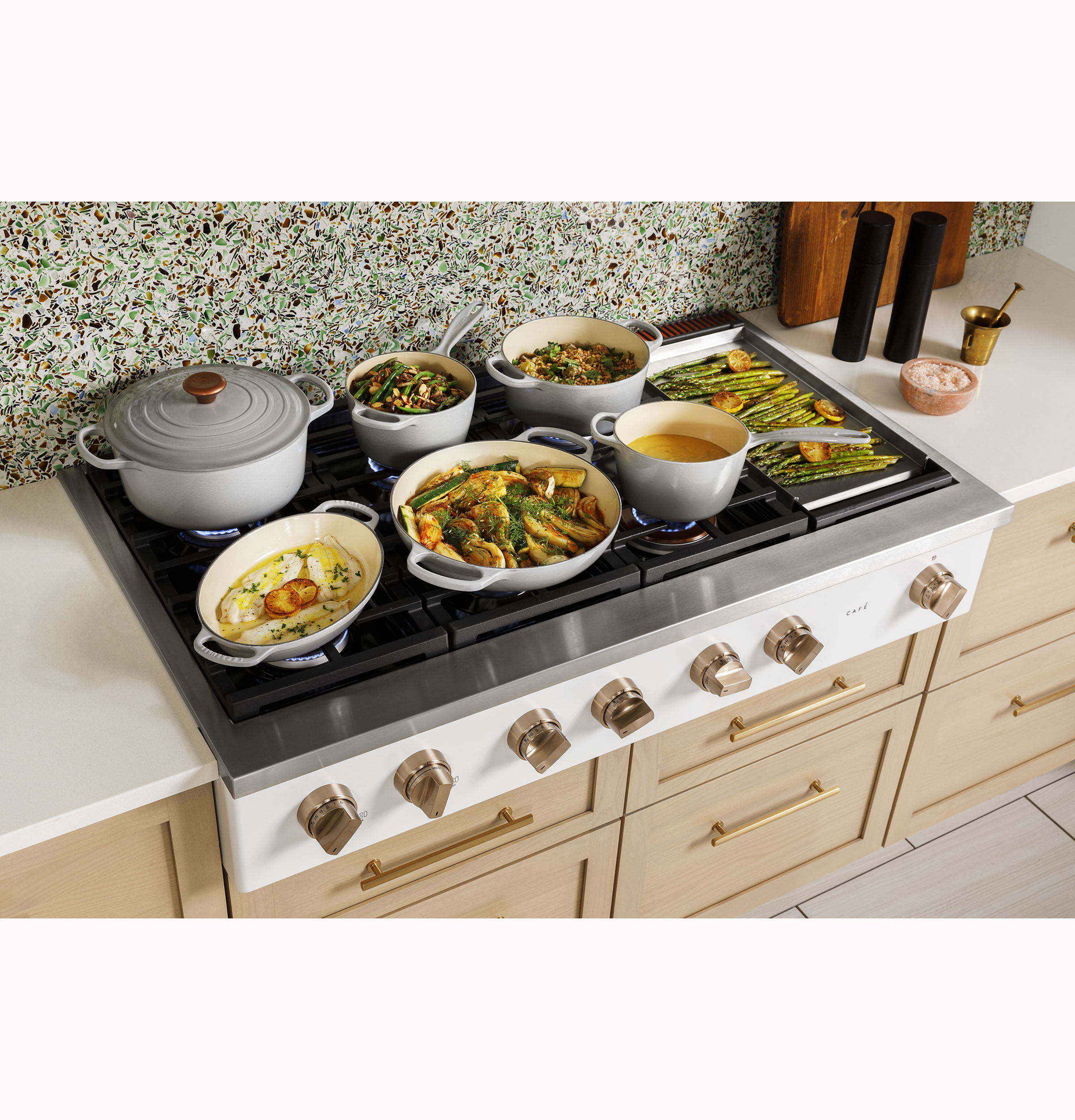 48" Width — 6 Burners — Griddle — ADA Compliant — Not Connectable view 6