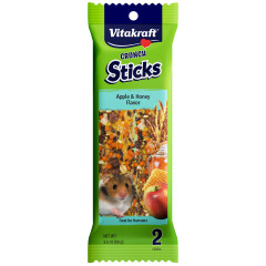 Image of Vitakraft Crunch Sticks  Hamster Treat Apple & Honey Flavor – 2 Sticks