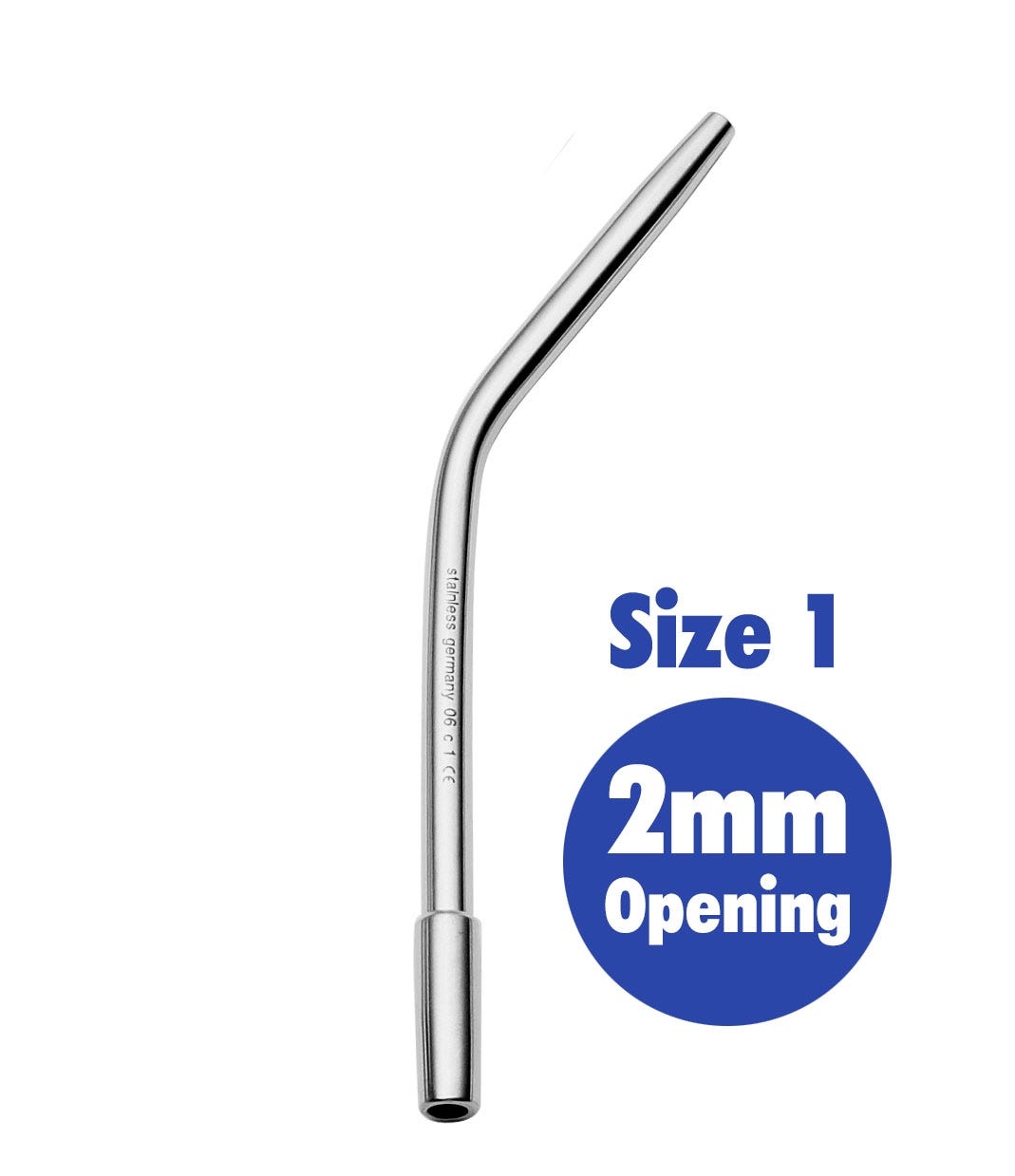 ACE Oral Surgery Suction Tip, size 1, 2mm opening