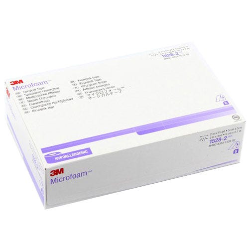 Microfoam™ Surgical Tape, Elastic Foam, 2" x 5.5 yds  - 6/Box