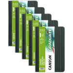 Canson Graduate Drawing Art Book, Hard Cover Binding, 52 Sheet, 5.5x8.5 inch, Pack of 5
