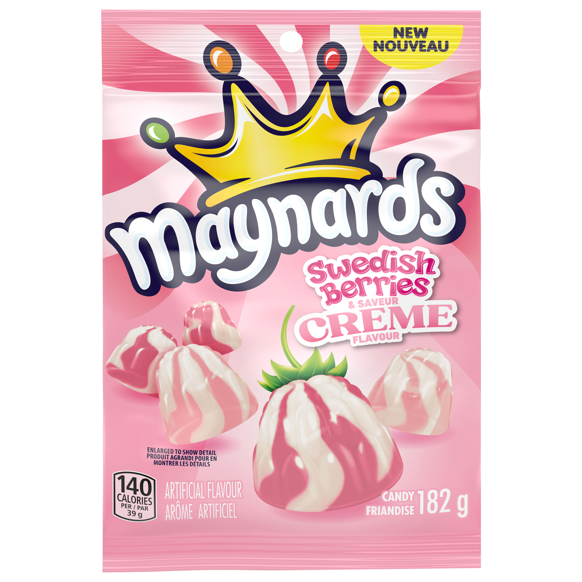 Maynards Swedish Berries Swedish Berries & Crème Soft Candy 182 G