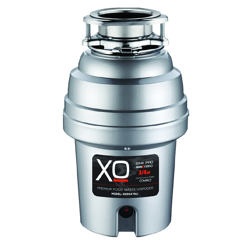 XO Appliances 3/4 HP 10 Year Warranty, Continuous Feed waste disposal / 3 Bolt mount