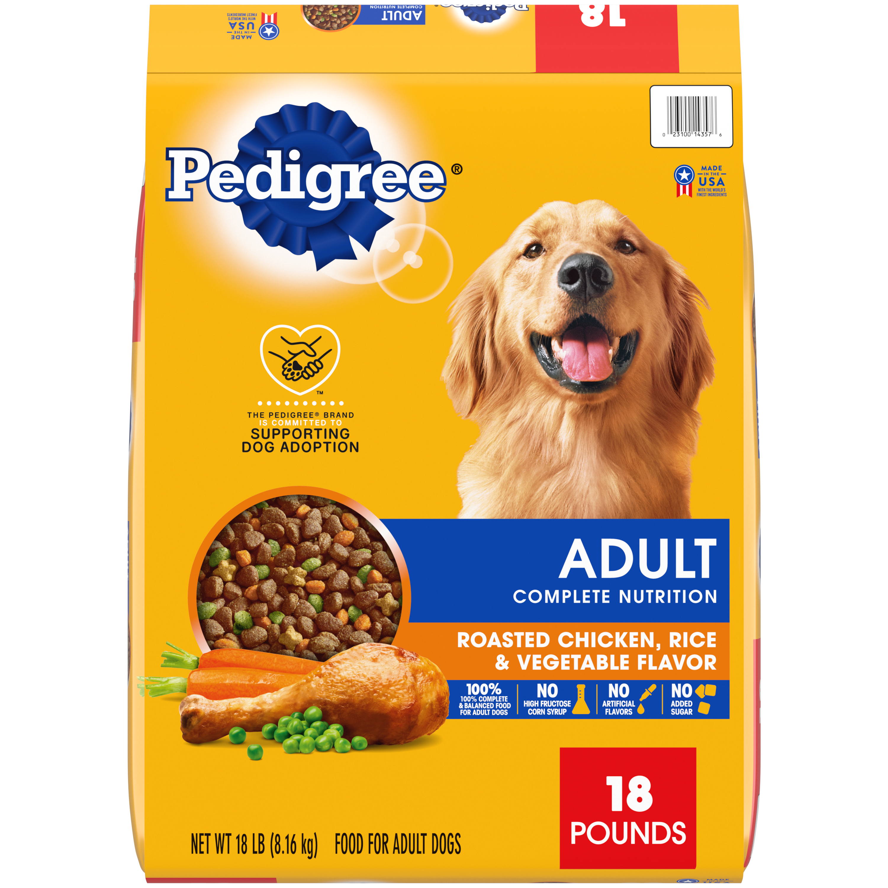 18lb Pedigree Adult Dog Chicken - Healing/First Aid
