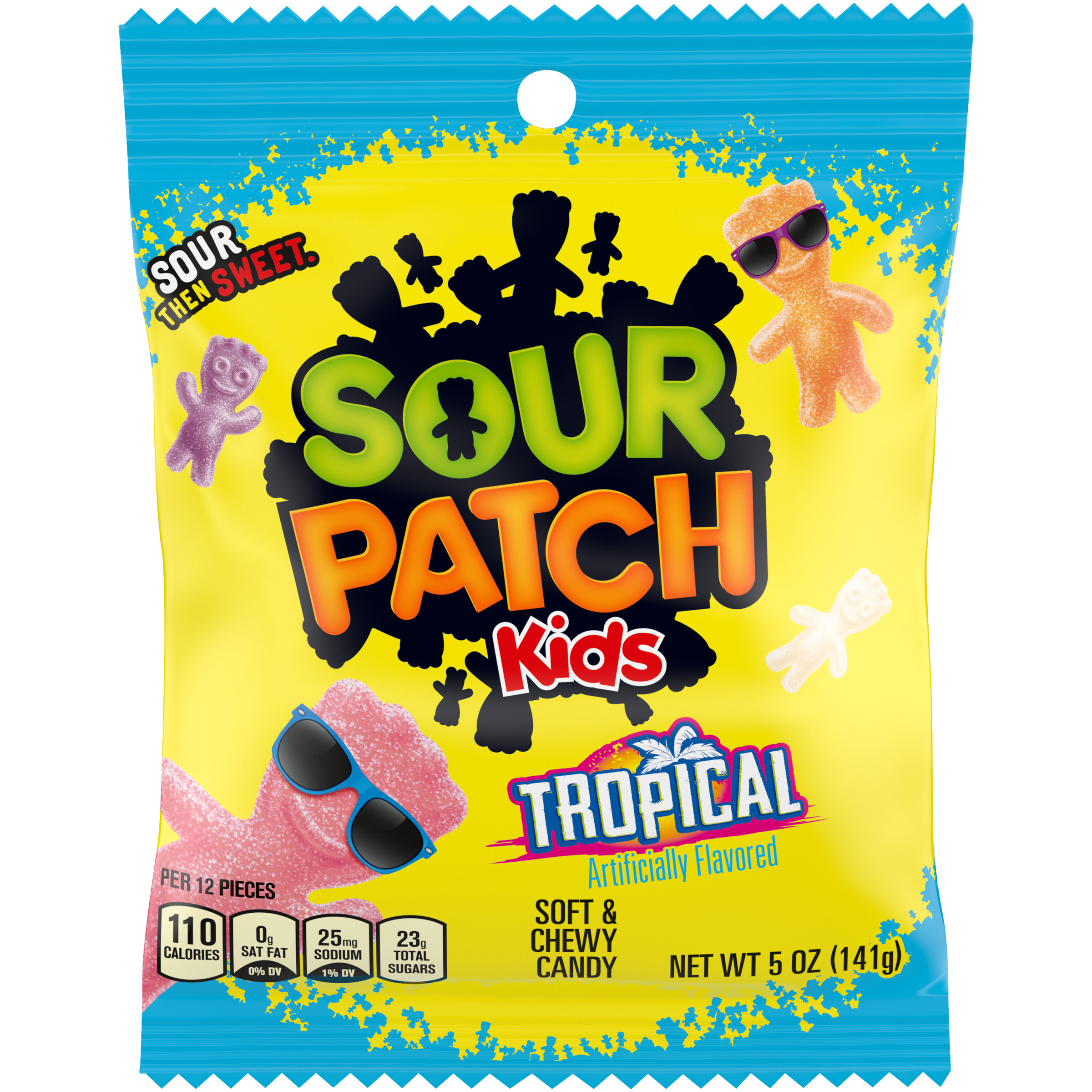 SOUR PATCH KIDS - Tropical - Peg Bag 12/5OZ