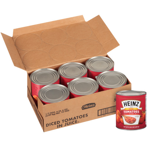  HEINZ Diced Tomato in Juice, 102 oz. Can (Pack of 6) 