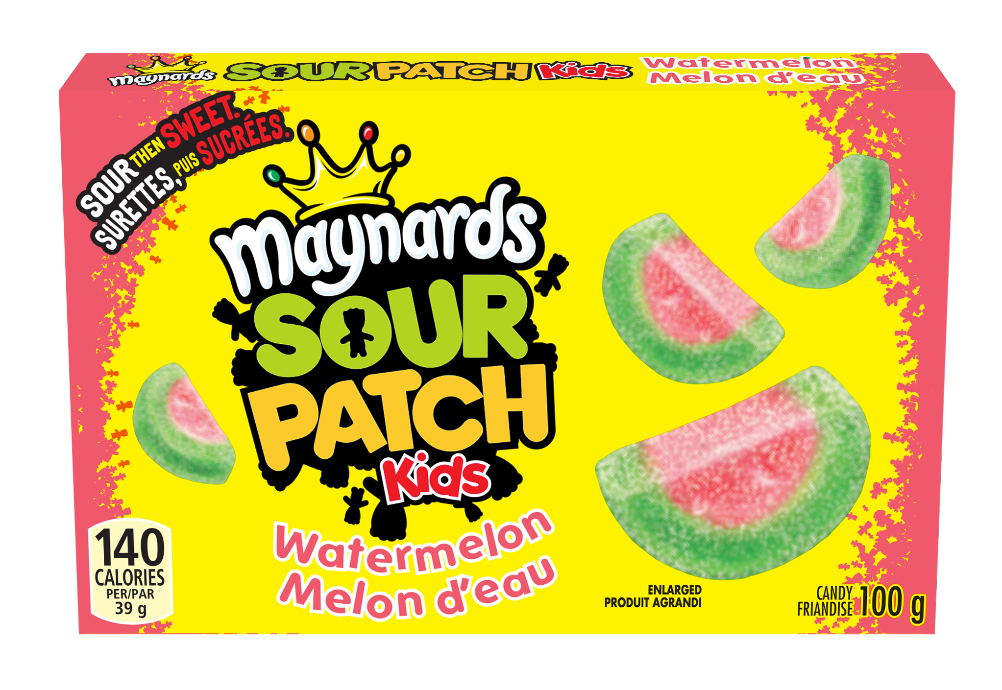 Maynards Sour Patch Kids Watermelon, Candy 100g-thumbnail-2