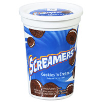 Screamers Cookies 'N Cream Ice Cream Cup, 1dz
