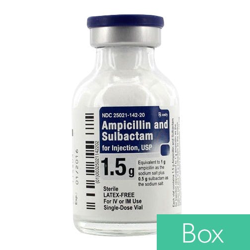 Ampicillin and Sulbactam 1.5gm - 10/Box