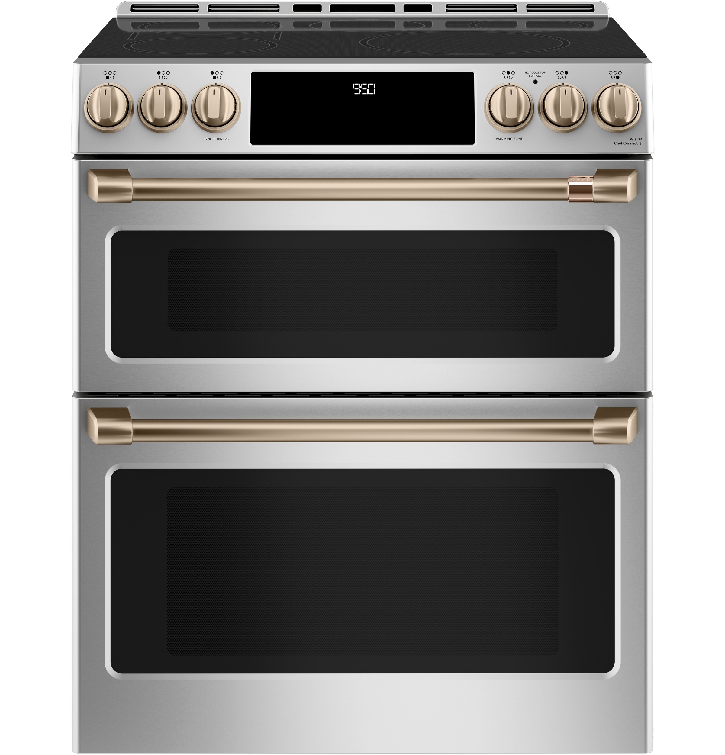 Front Cntrl — Induction — Knobs,Hndls — Brushed Bronze — Not Connectable view 6