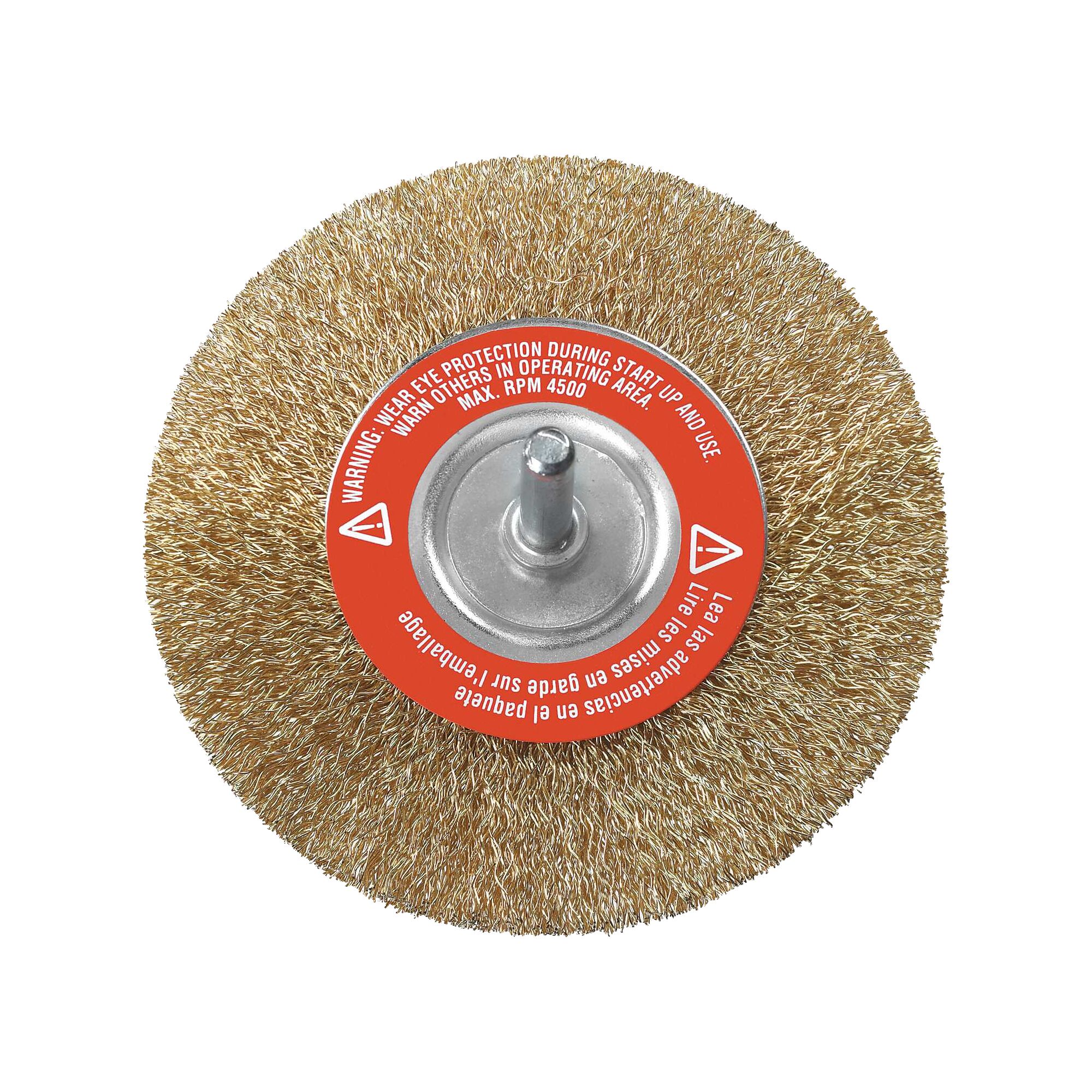 Profile photo of the BLACK+DECKER wire wheel for paint removal