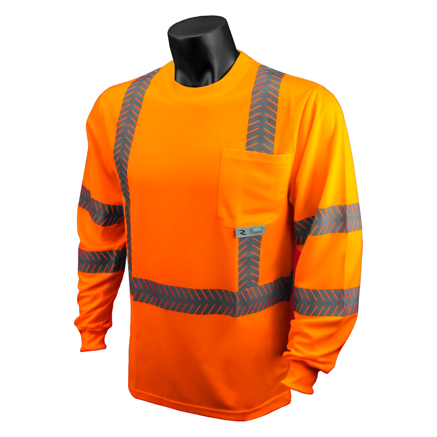 Picture of Radians ST24-3 Class 3 High Visibility Long Sleeve Safety T-Shirt with Rad-Shade® UV Protection