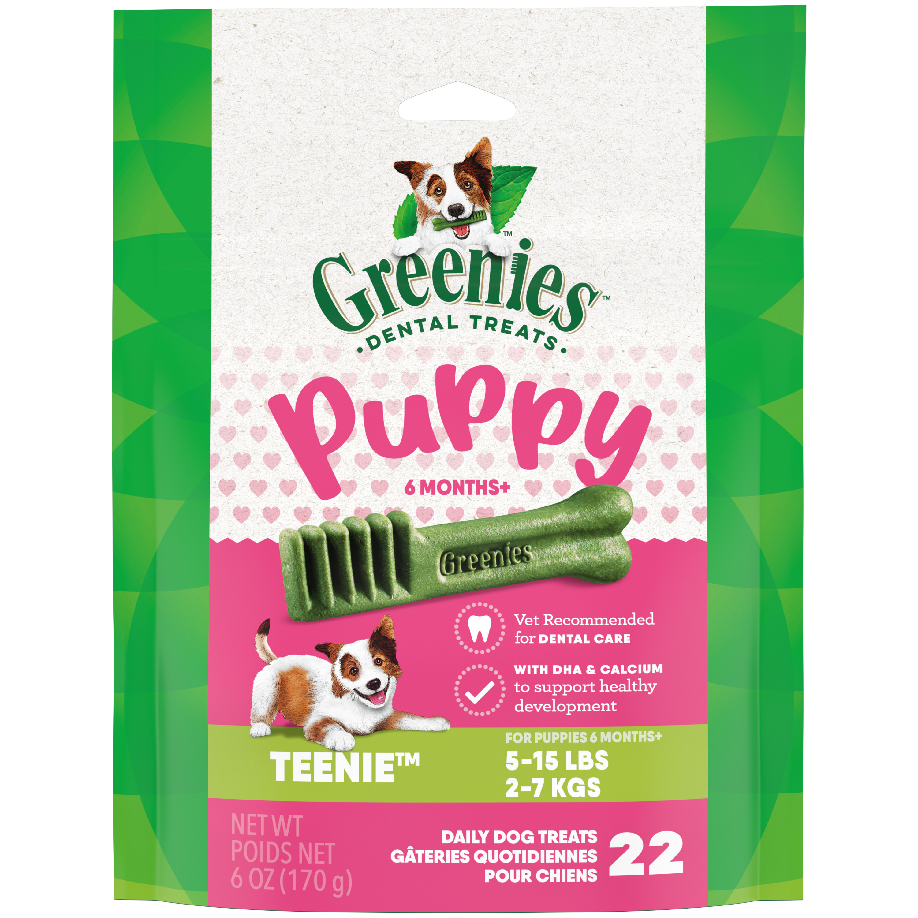 6oz Greenies PUPPY Teenie Mini Treat Pack - Treats