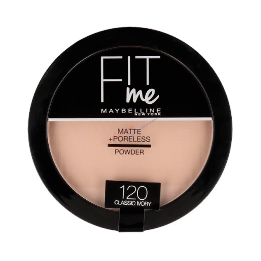 maybelline new york fit me matte+poreless pudra - 120 classic ivory