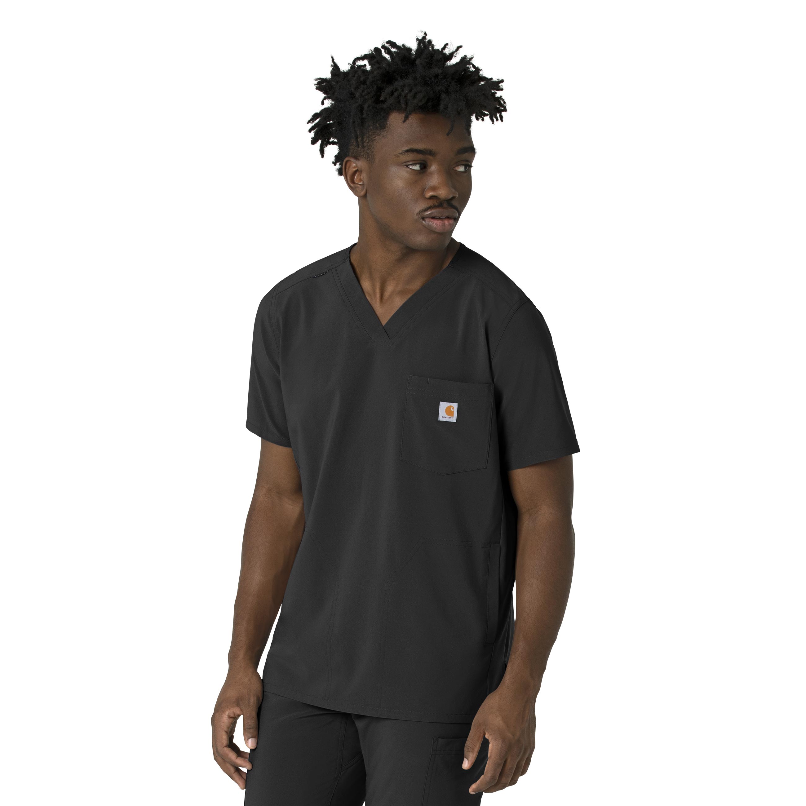 Force Cross-Flex Men‘s V-Neck Scrub Top-Carhartt