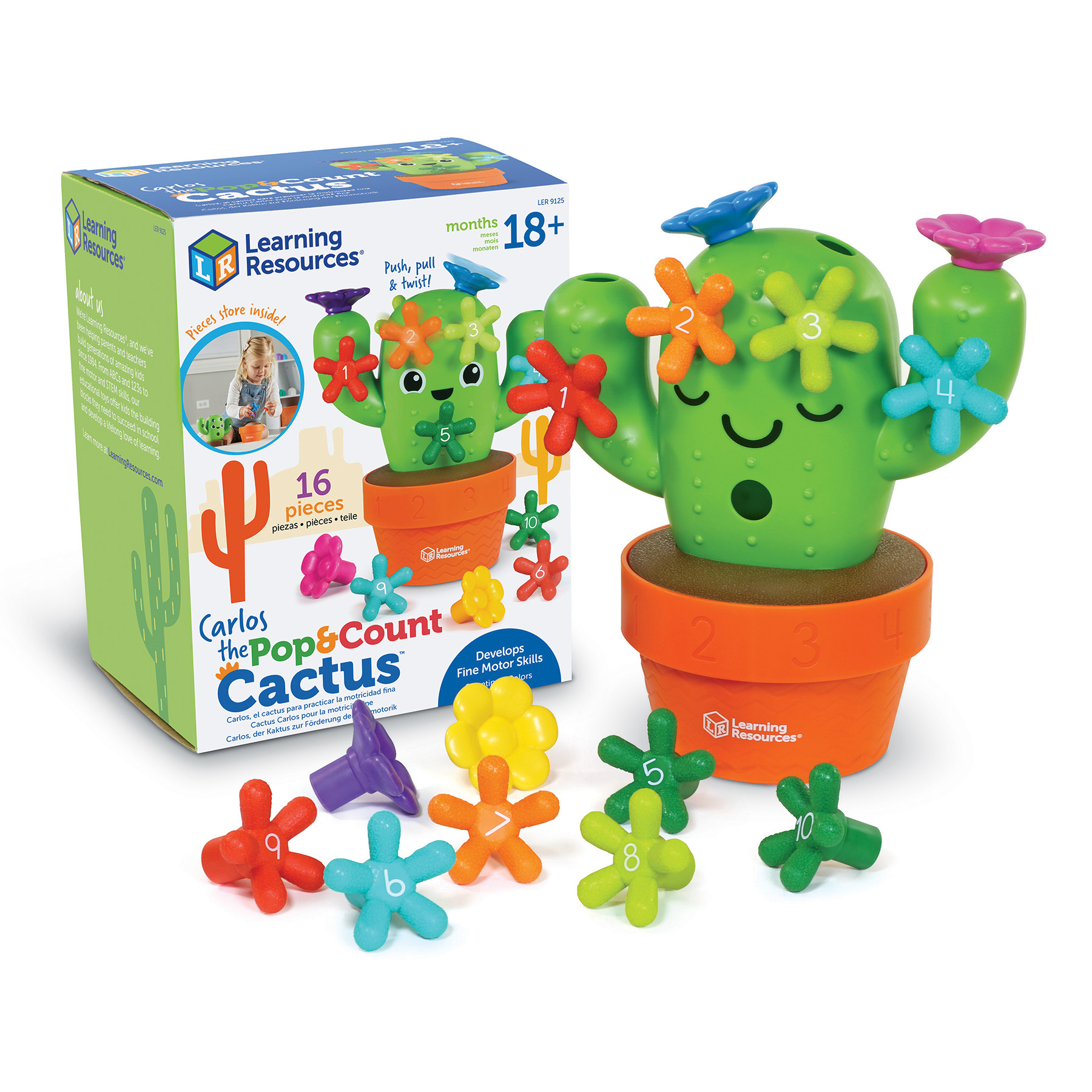 Learning Resources Carlos the Pop & Count Cactus