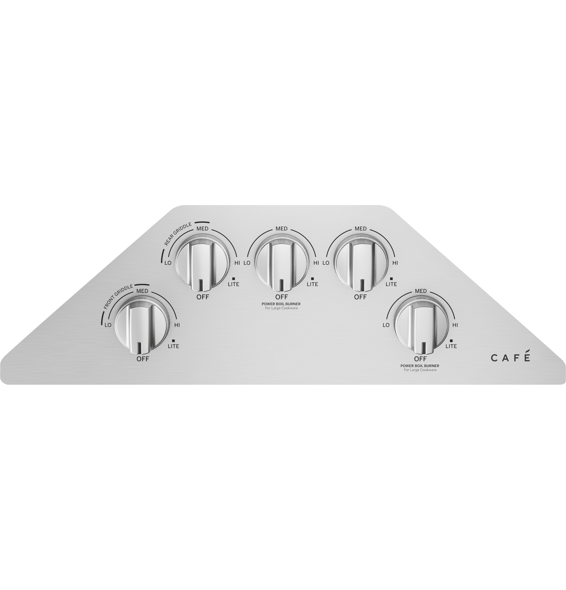 30" Width — Gas Cktp — 5 Burners — 18,000 BTU Power Boil Burner — Cast Iron Griddle Incl — ADA Compliant — Not Connectable view 3