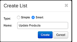 Creating a Smart List