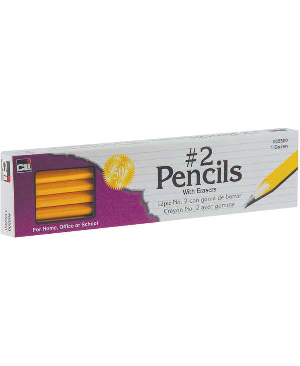 No. 2 Pencils, Pack of 12,...