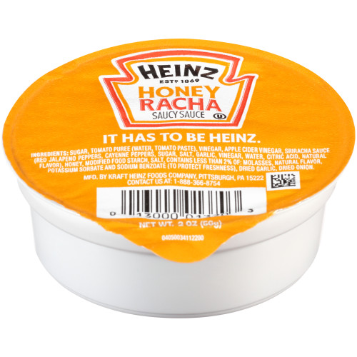  HEINZ Honeyracha Sauce Round Cup (36) 2oz 
