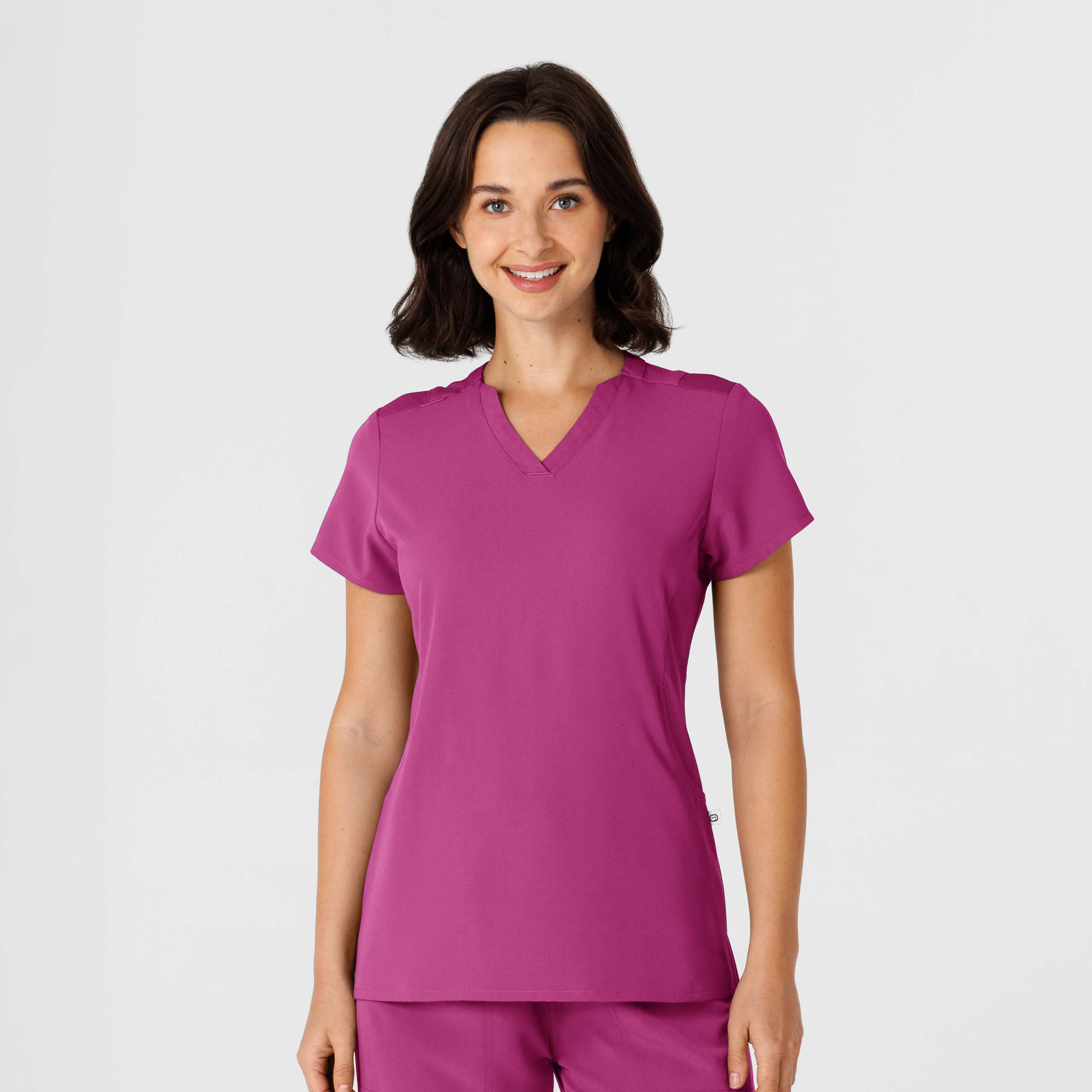 Nova Women&#8216;s Flex-n-Reach V-Neck Scrub Top-Wonder Wink