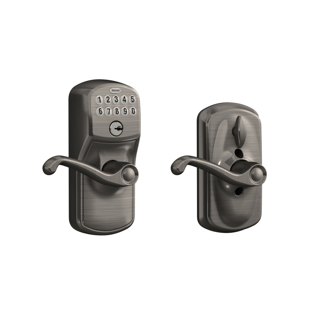 Keypad Lever and Flair Lever with Flex Lock