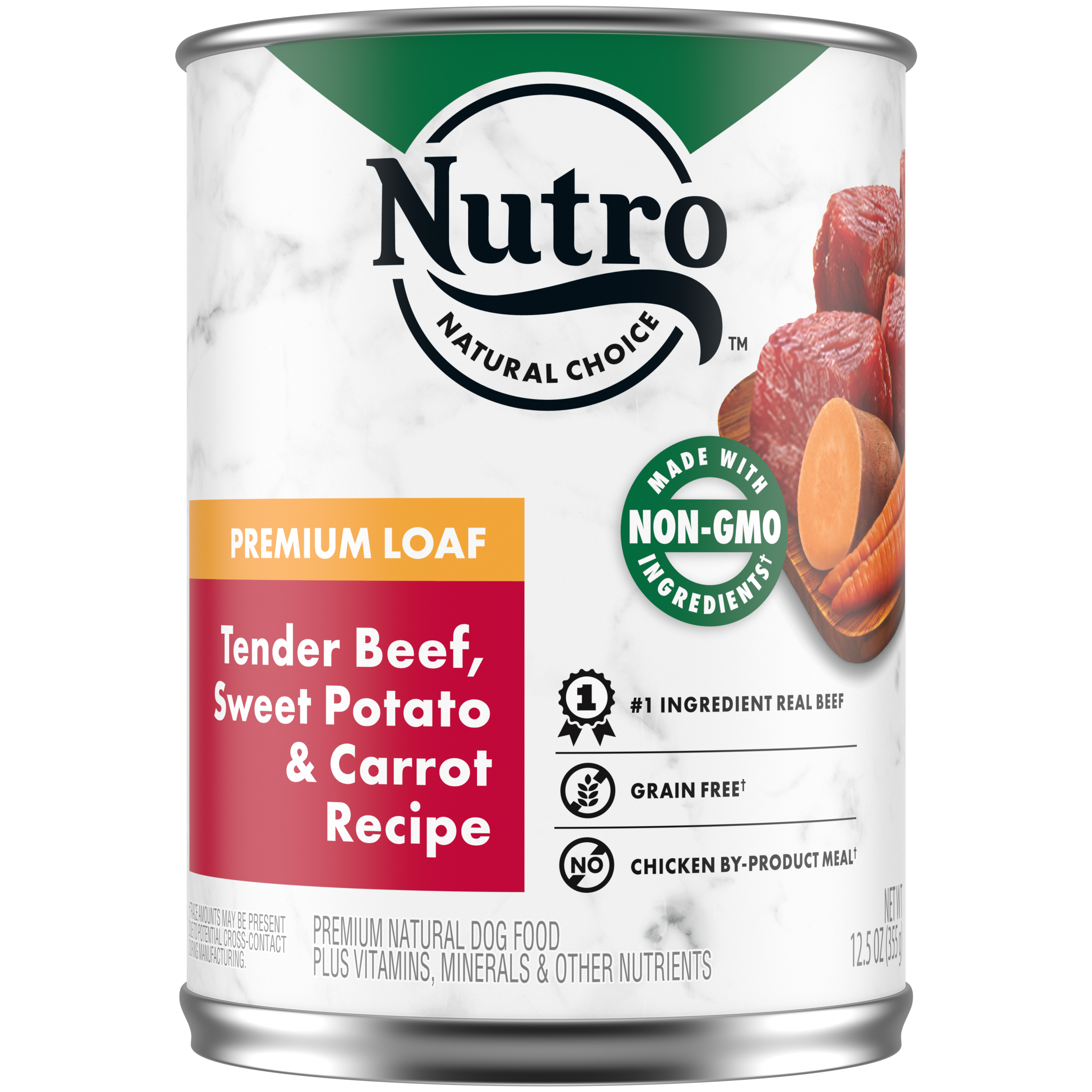 12/12.5 oz. Nutro Tender Beef, Sweet Potato & Carrot - Food