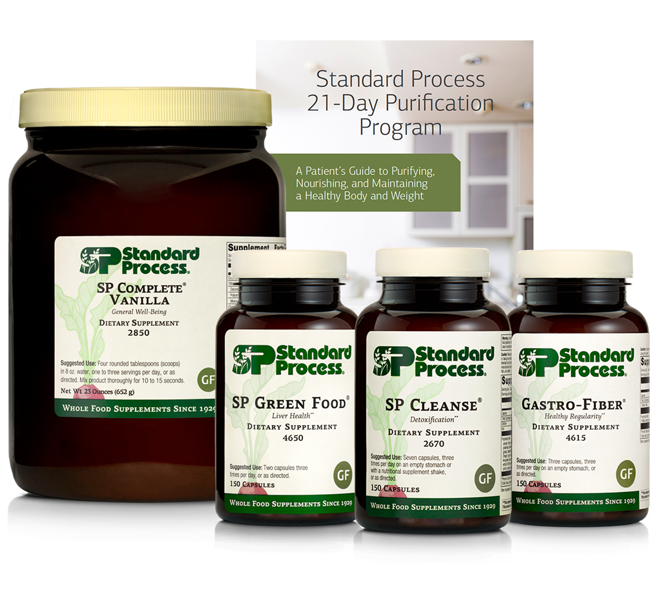 Standard Process Bone Health Daily Fundamentals - Supports Bone Strength with Vitamin D, Vitamin A, Potassium, Manganese, Vitamin K1, Phosphorus - 60 Pack