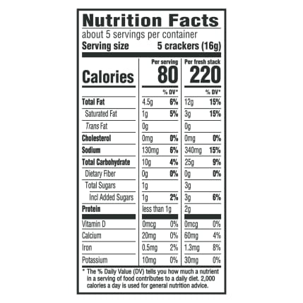 Nutrition Facts