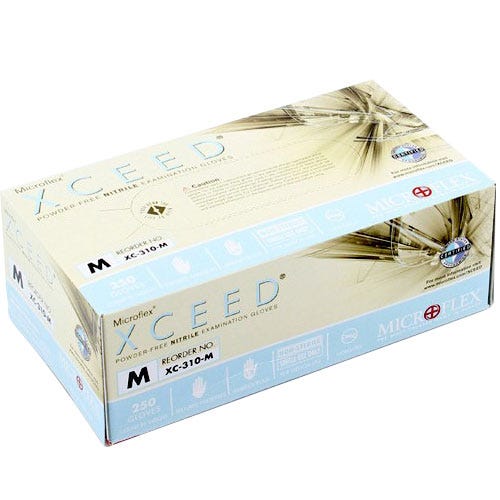 XCEED® Exam Glove Medium Nitrile- 250/Box