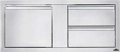 BI-4216-1D2DR - 42 x 16 inch Single Door & Double Drawer Combo