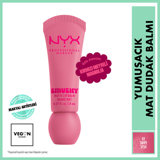 smushy yumuşacık mat dudak balmı - 02 swipe sesh
