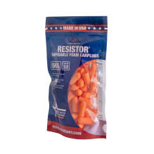 Radians Resistor® 32 Foam Earplugs - 50 Pair Bag Uncorded