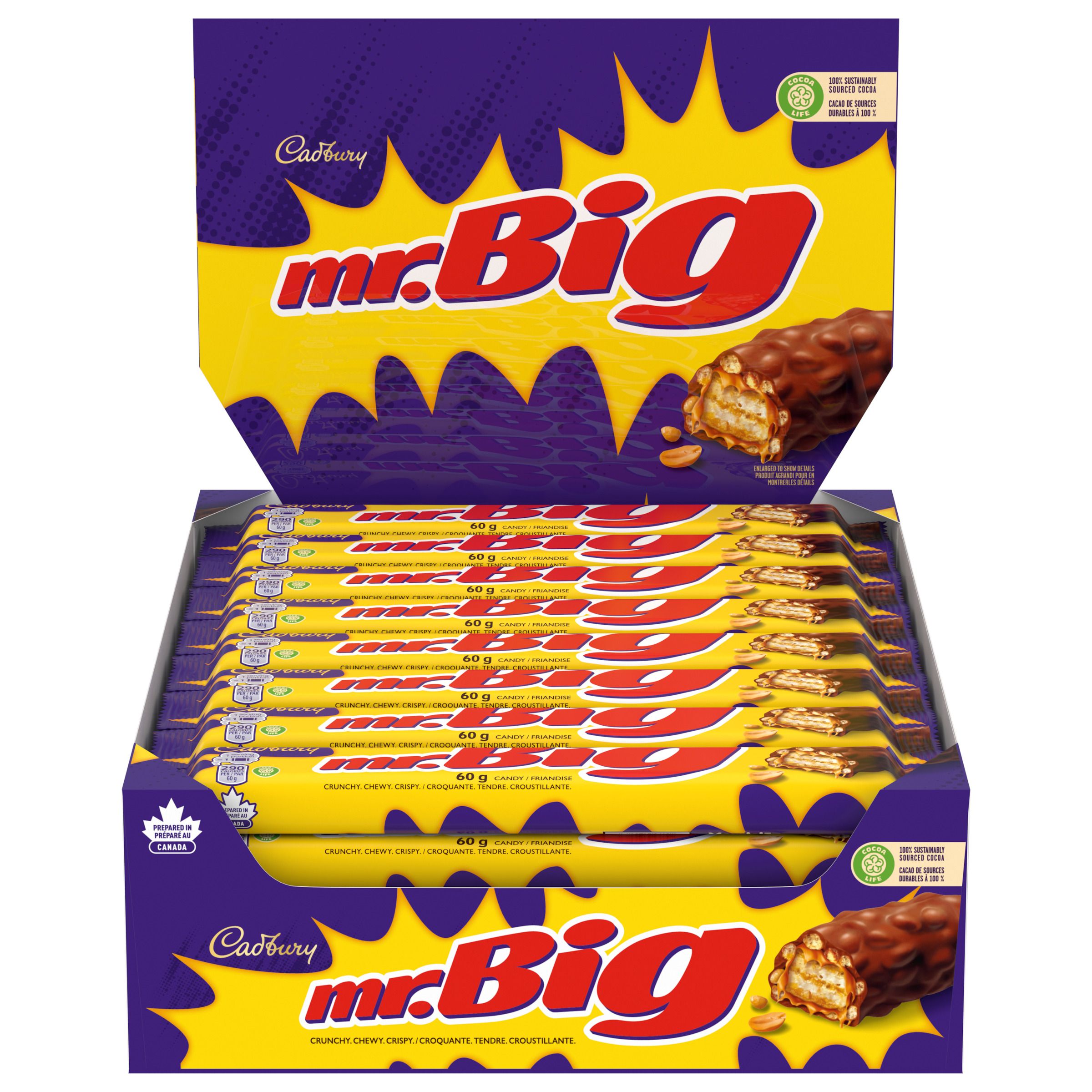 Cadbury Mr. Big 60g Original Bar, 24CT