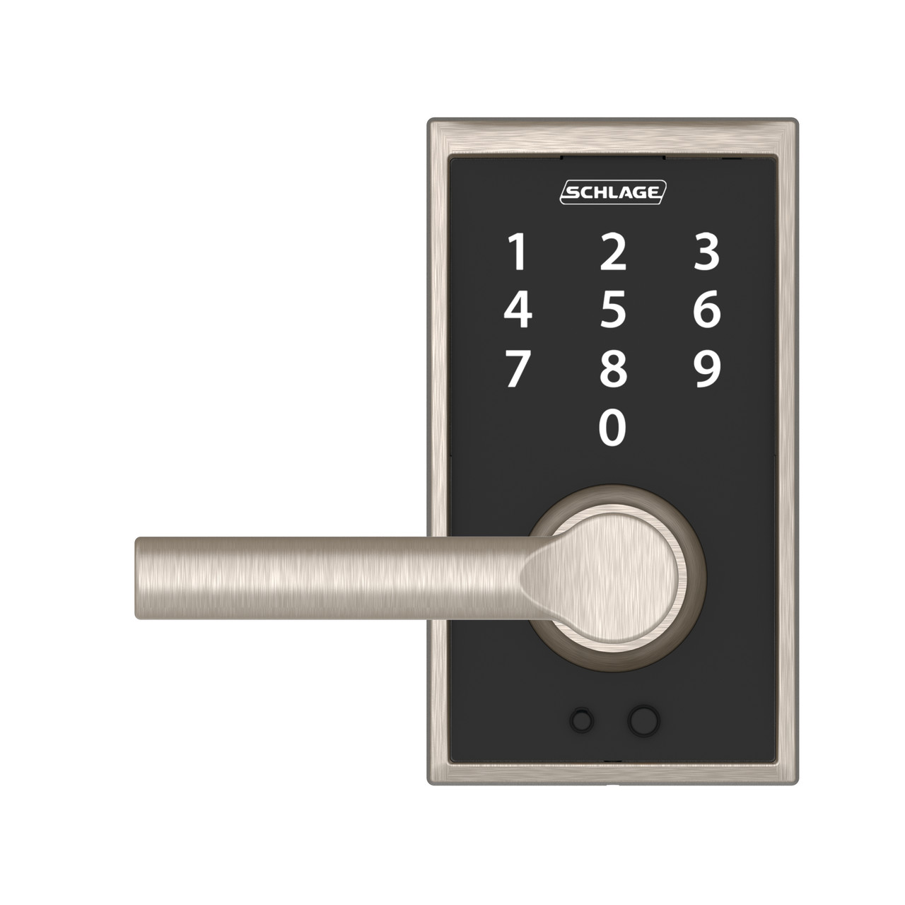Schlage Touch™ Keyless Touchscreen Lever with Broadway Lever