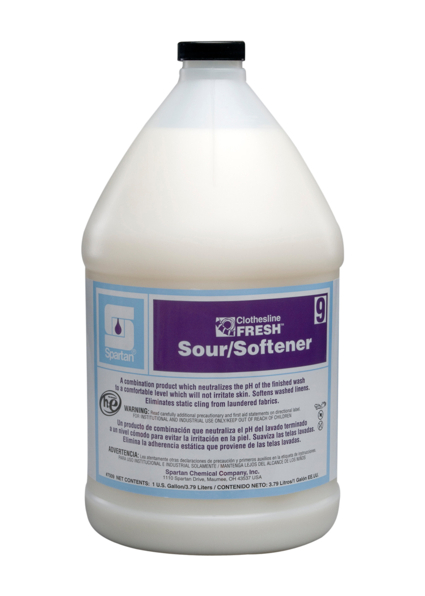 Spartan Chemical Company Clothesline Fresh Sour/Softener 9, 1 GAL 4/CSE