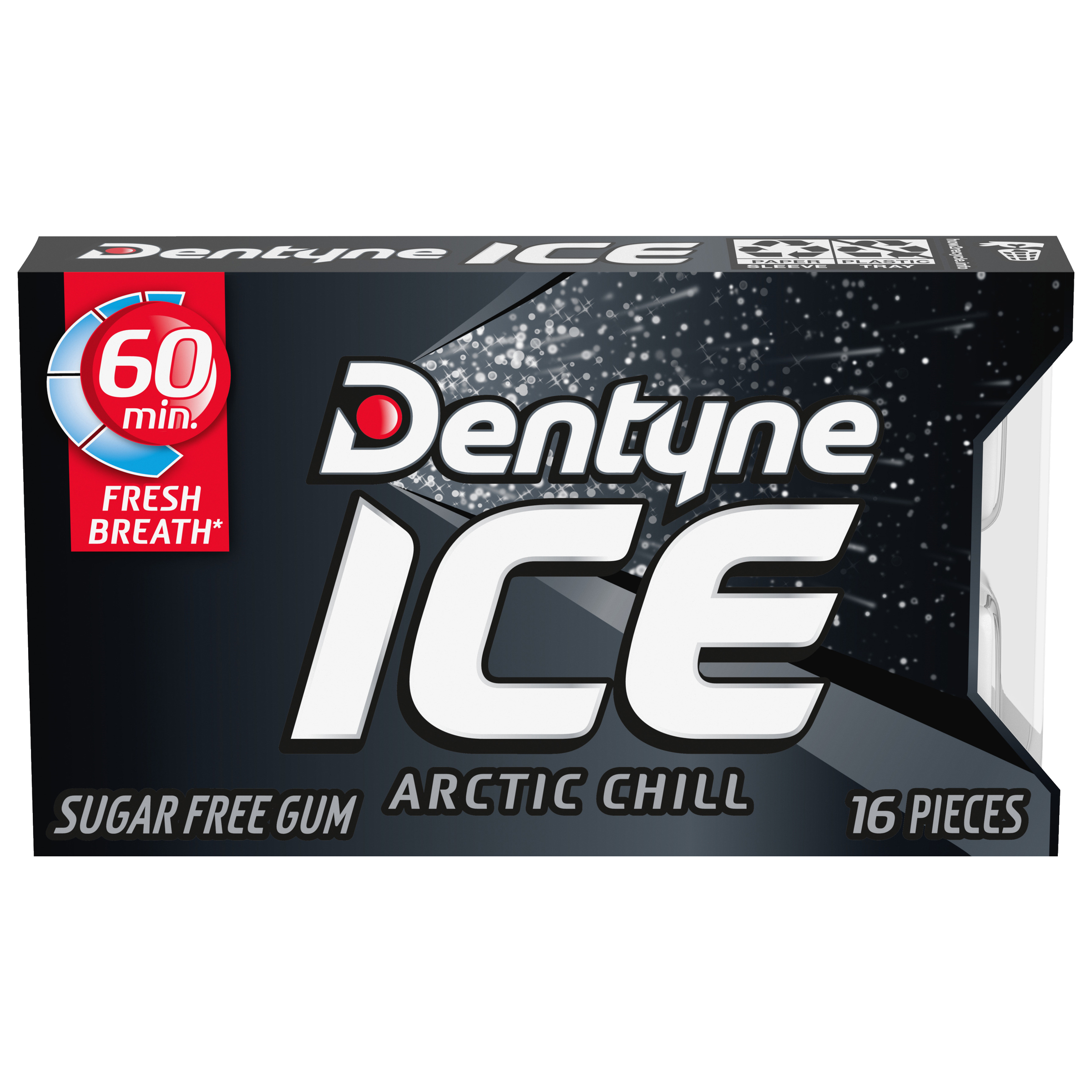 DENTYNE Ice Arctic Chill Sugar-Free Gum 16PCS 18x9