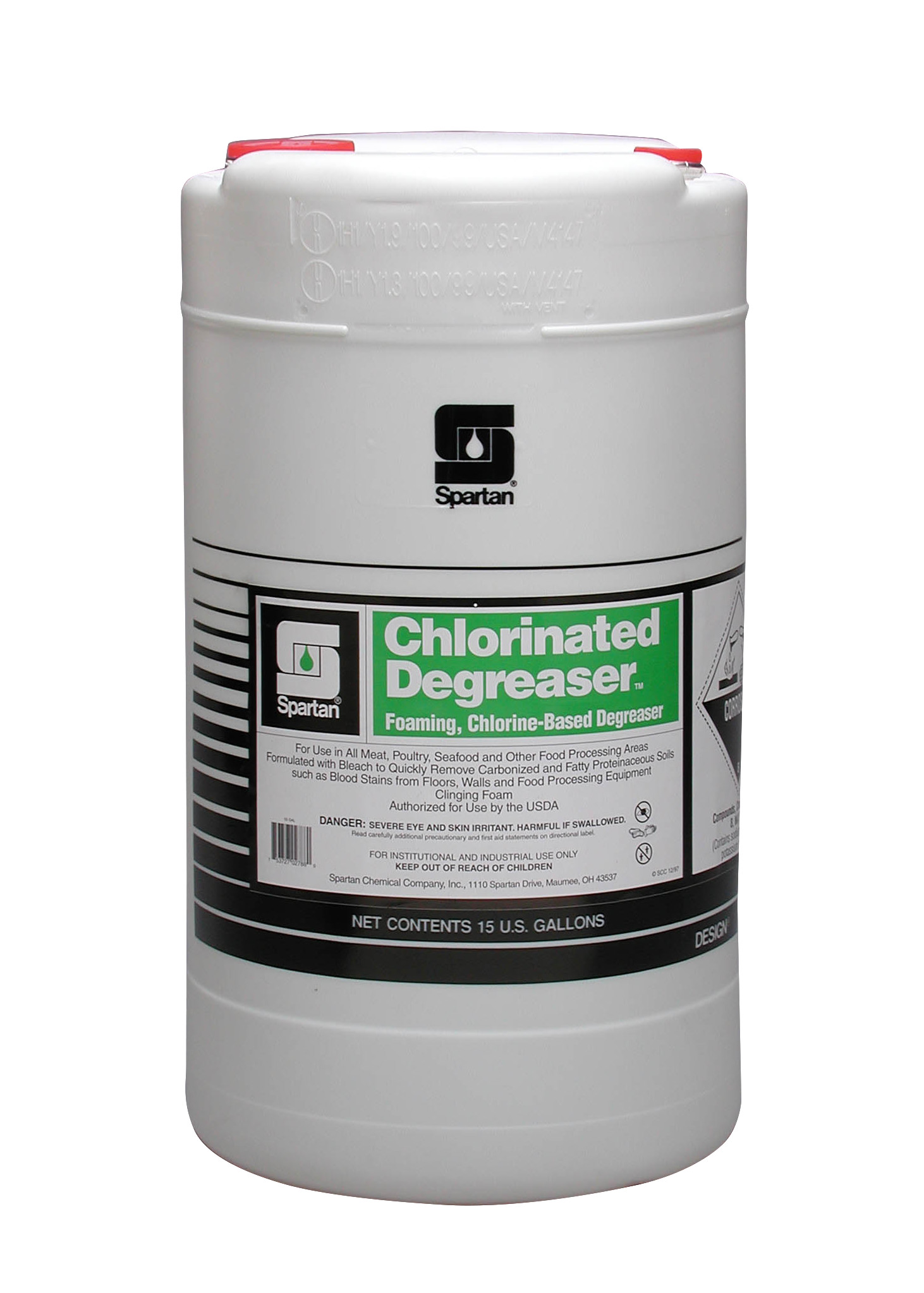 Spartan Chemical Company Chlorinated Degreaser, 15 GAL DRUM