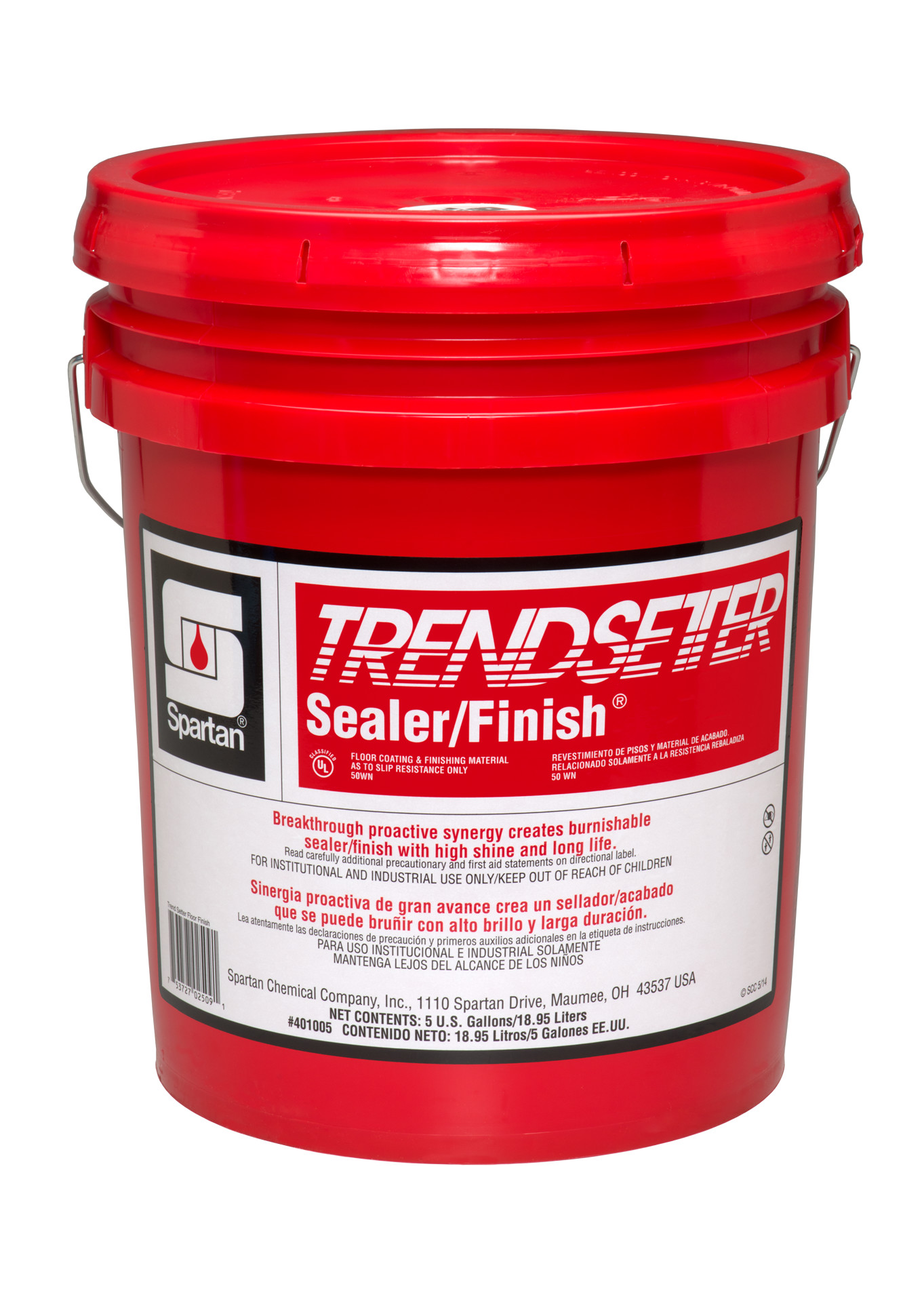 Spartan Chemical Company Trendsetter Sealer/Finish, 5 GAL PAIL