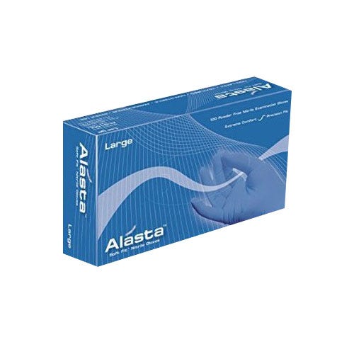 Alasta™ Nitrile Exam Gloves X-Small, Latex Free, Powder Free -100/Box