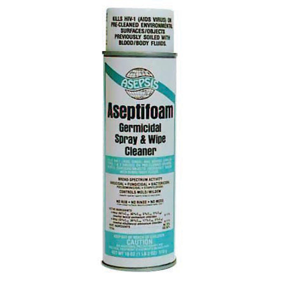 Aseptifoam Germicidal Spray and Wipe Cleaner